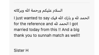 I got married today from this