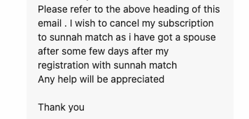 I have got a spouse after some few days